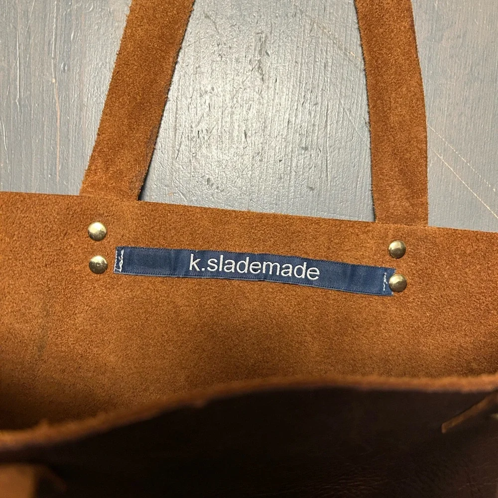 Classic Brown Leather Tote Bag - Minimalist Everyday Carry